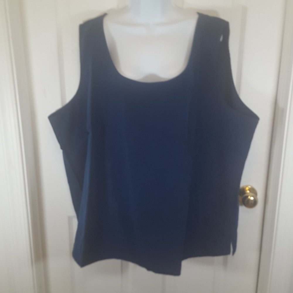 Silhousettes Blouse Navy Blue Size 30